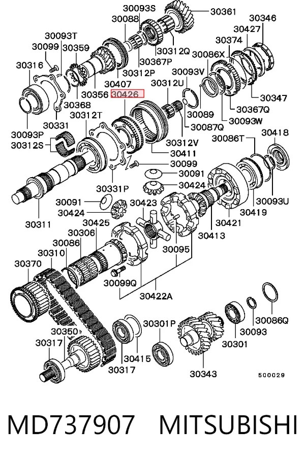  MD737907 Mitsubishi