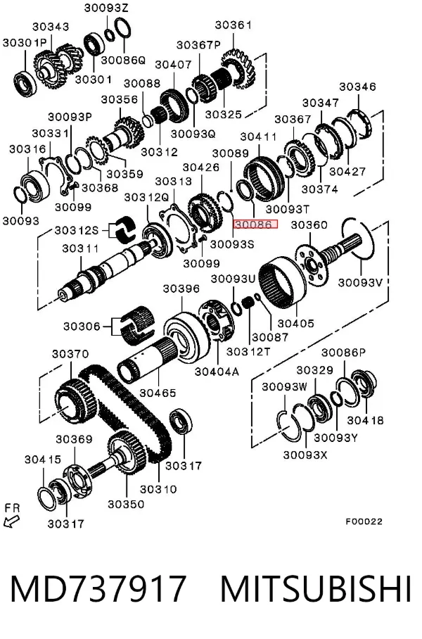  MD737917 Mitsubishi