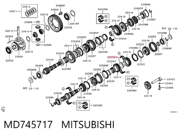  MD745717 Mitsubishi