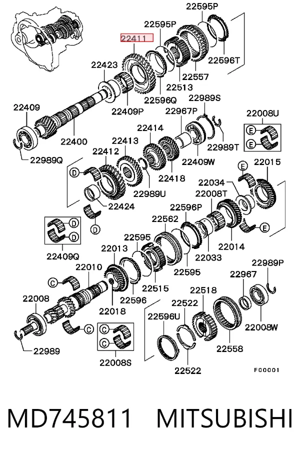  MD745811 Mitsubishi