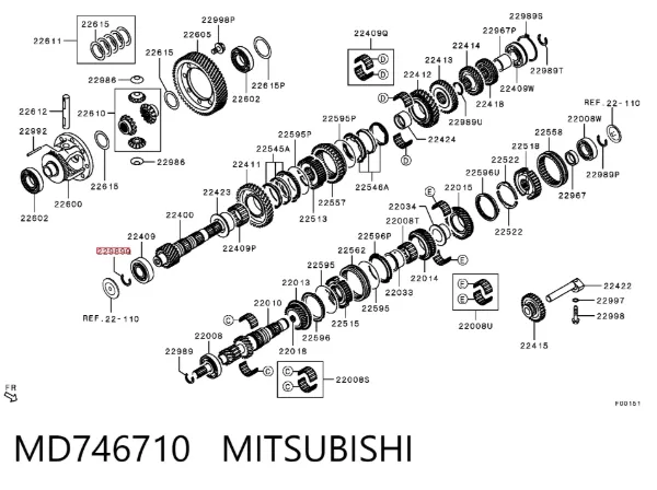  MD746710 Mitsubishi