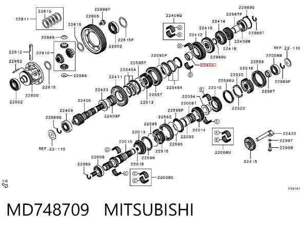  MD748709 Mitsubishi