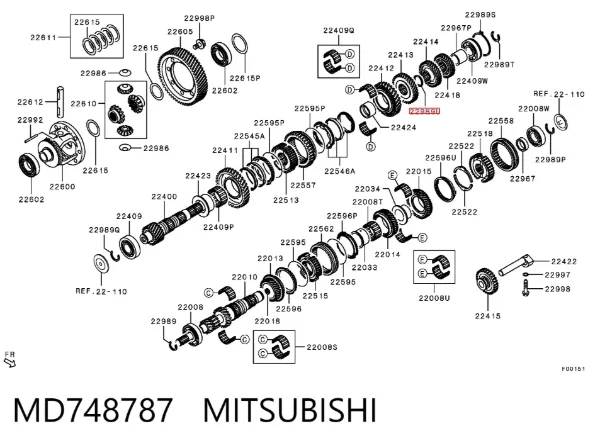  MD748787 Mitsubishi