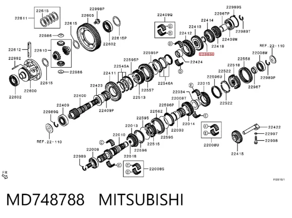  MD748788 Mitsubishi