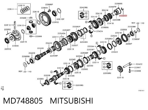  MD748805 Mitsubishi