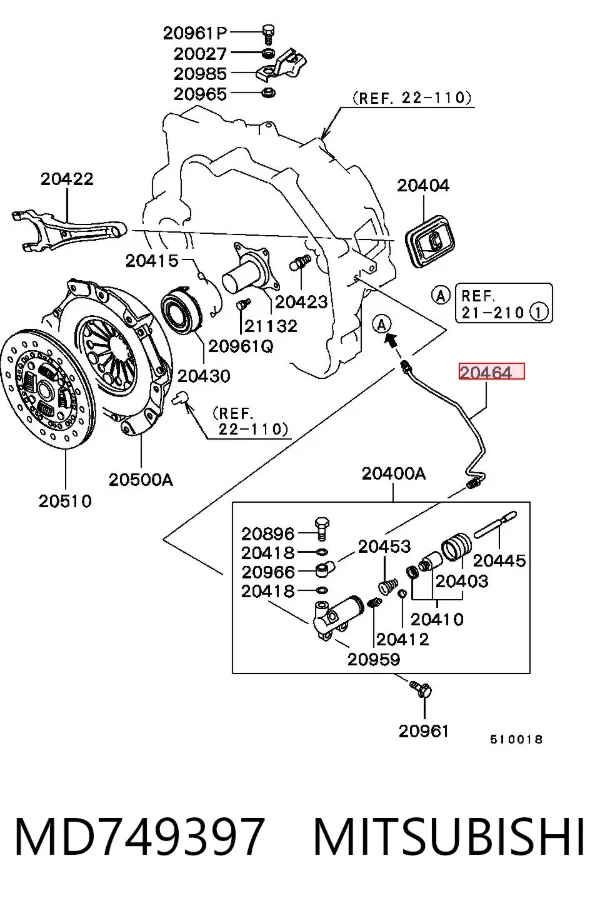  MD749397 Mitsubishi
