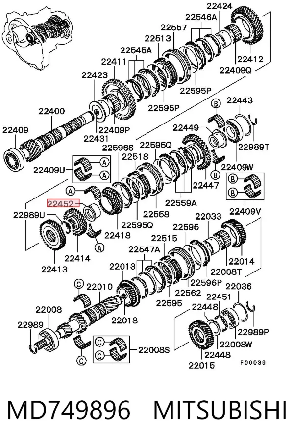  MD749896 Mitsubishi