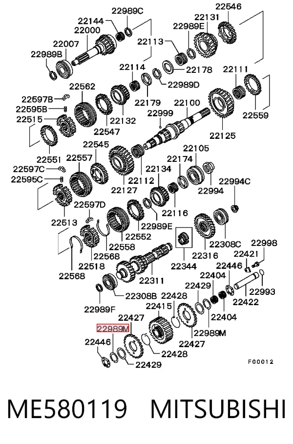  ME580119 Mitsubishi