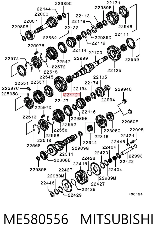  ME580556 Mitsubishi