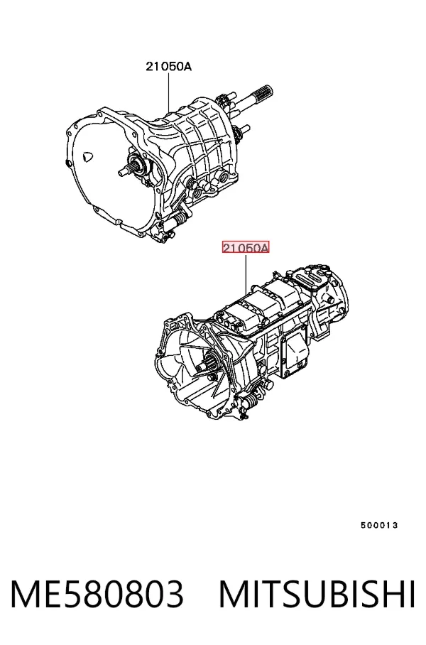 Caja de cambios ME580803 Mitsubishi