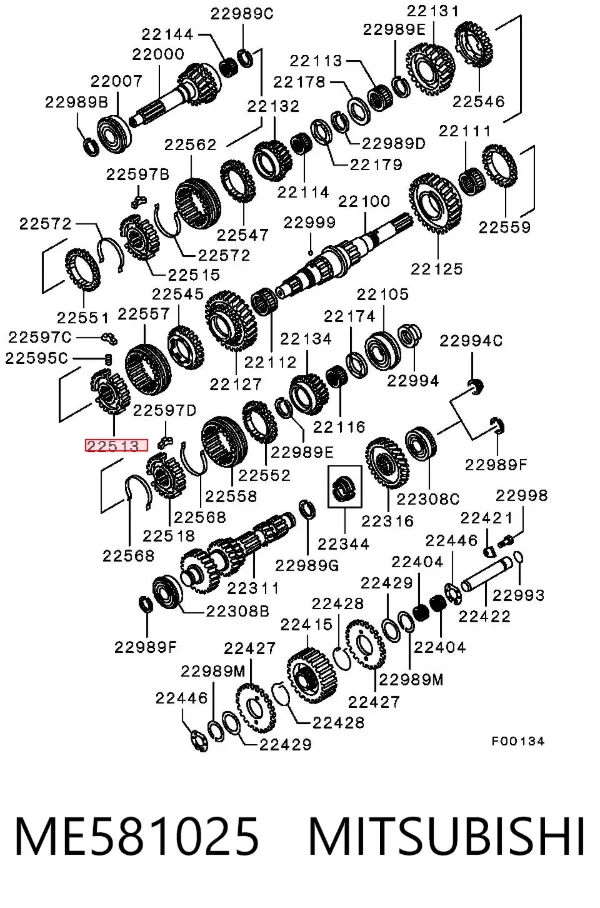  ME581025 Mitsubishi