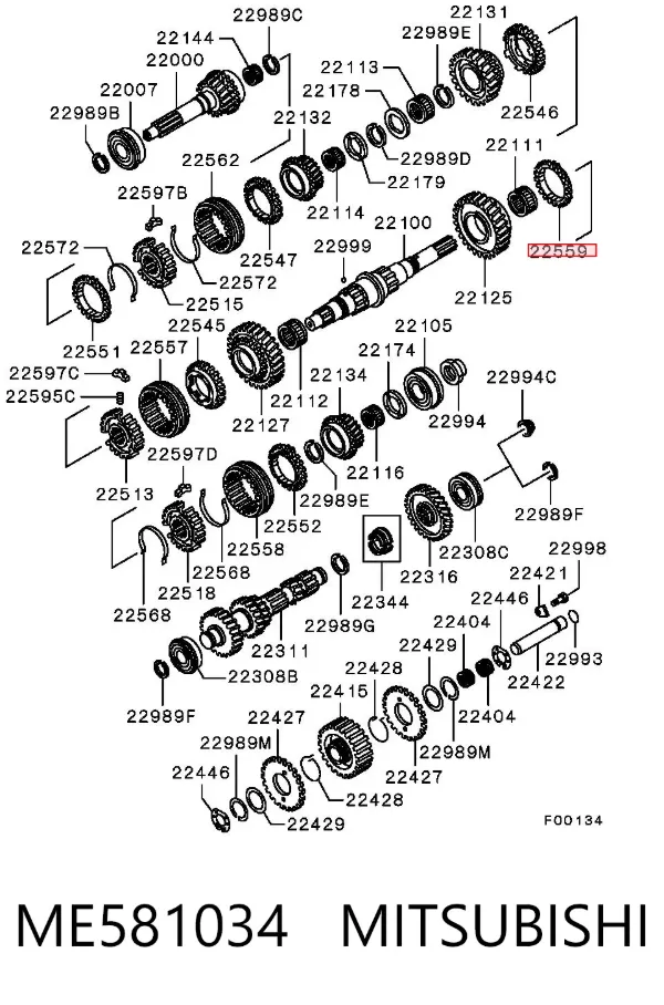  ME581034 Mitsubishi