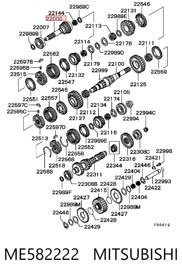  ME582222 Mitsubishi