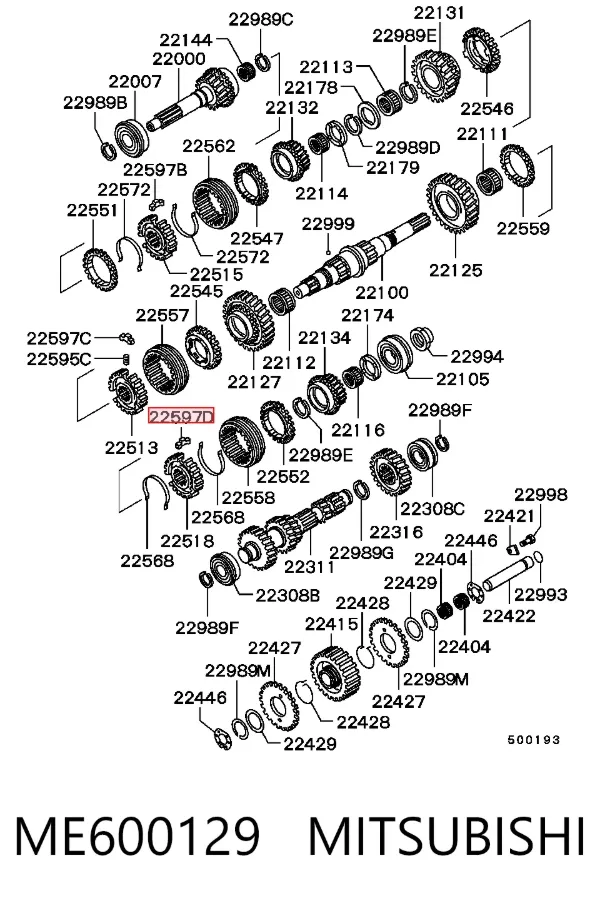  ME600129 Mitsubishi