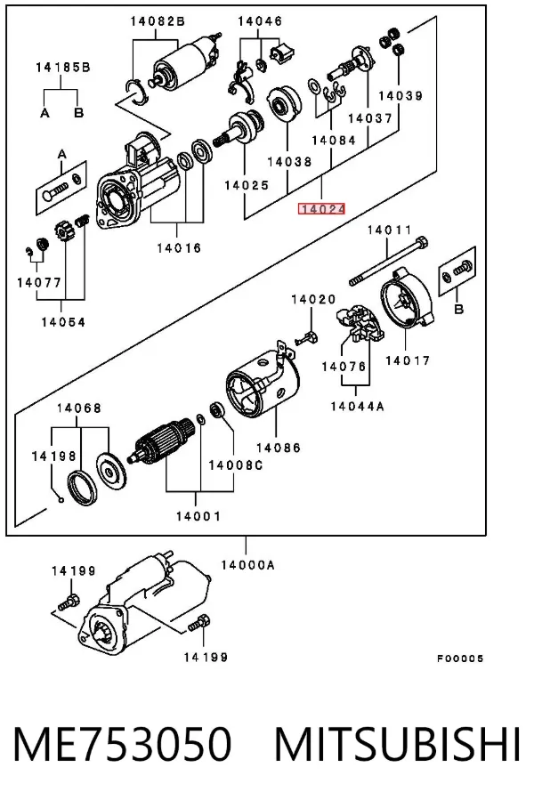  ME753050 Mitsubishi