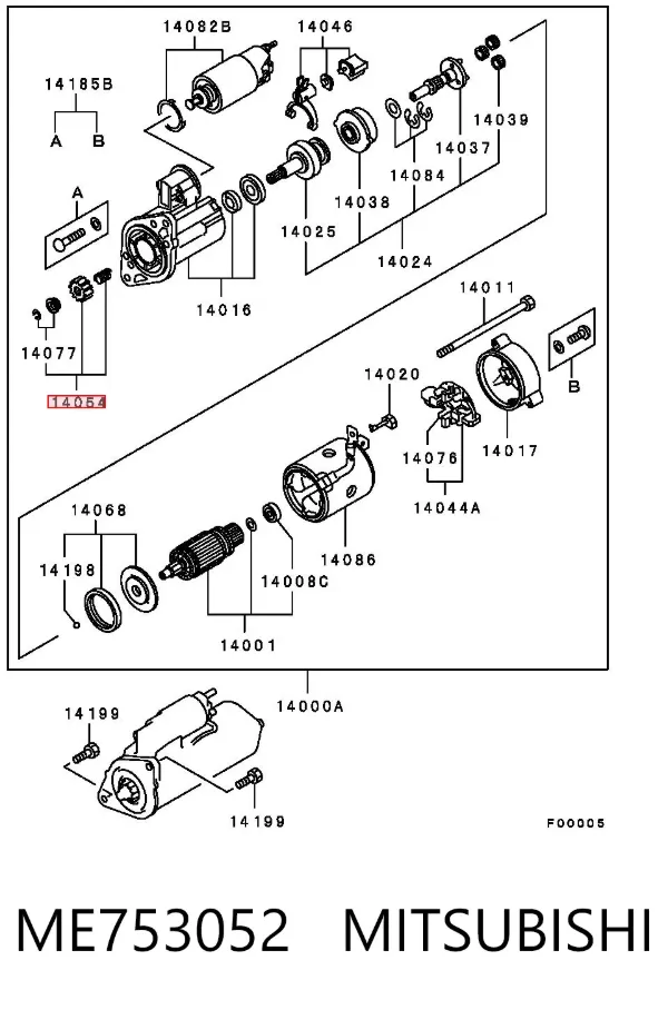  ME753052 Mitsubishi