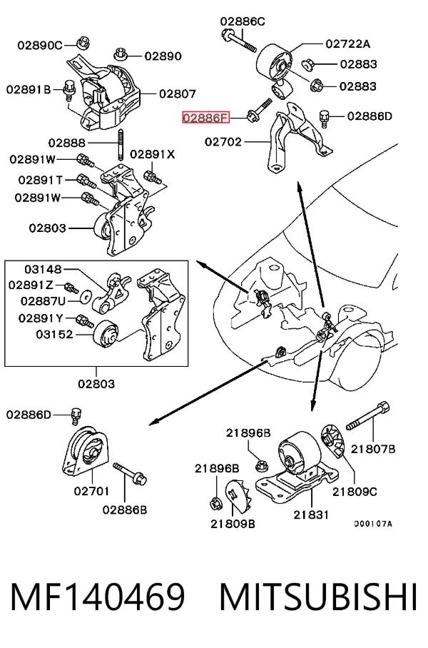 MF140469 Mitsubishi