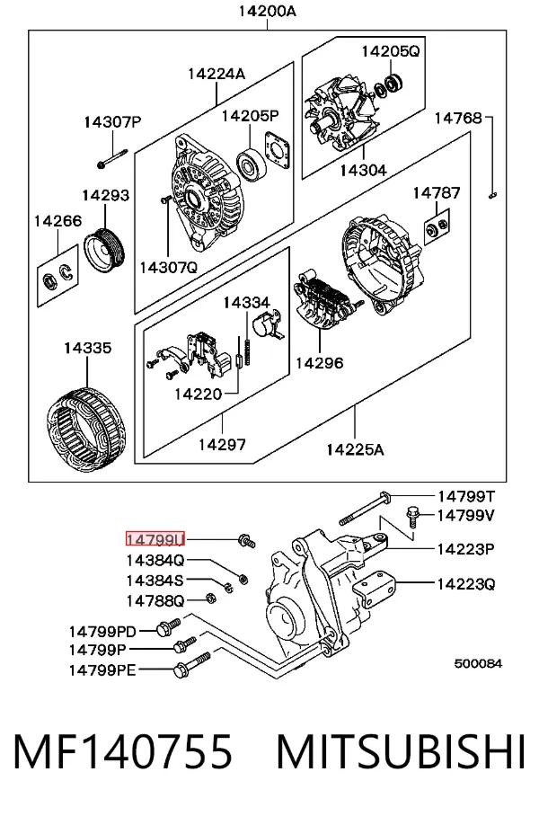  MF140755 Mitsubishi