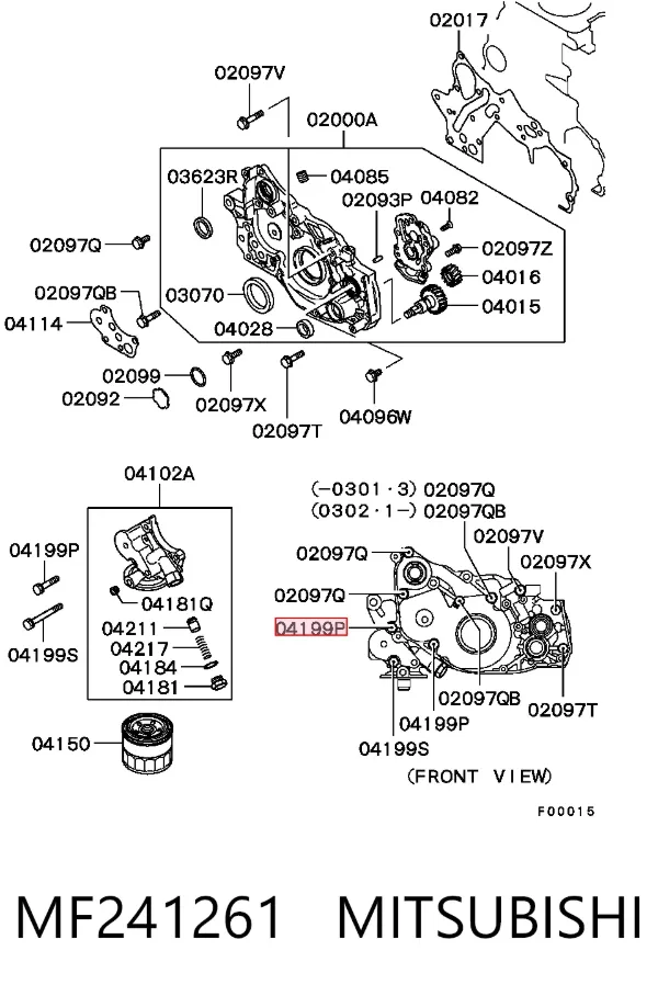  MF241261 Mitsubishi