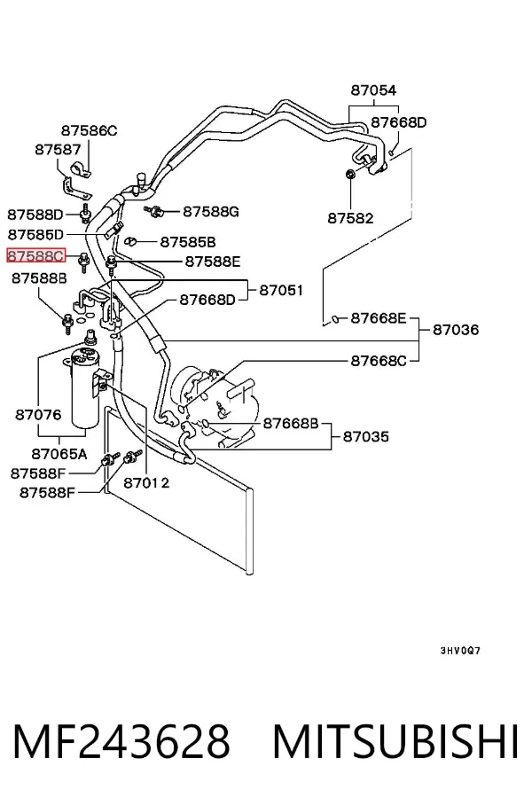  MF243628 Mitsubishi
