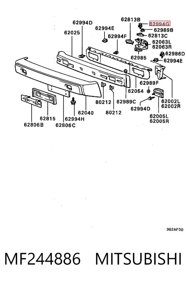  MF244886 Mitsubishi