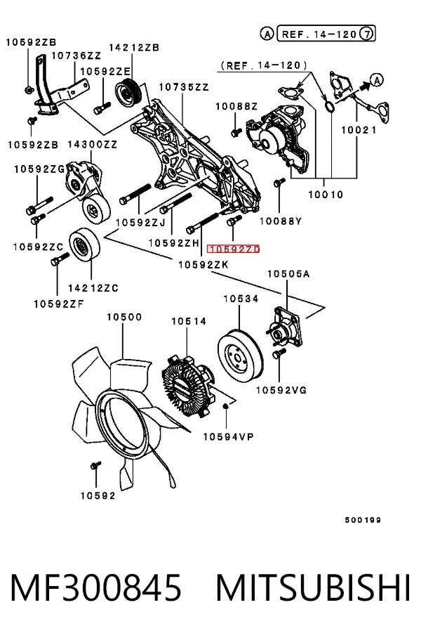  MF300845 Mitsubishi