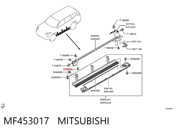  MF453017 Mitsubishi