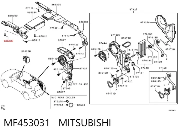 MF453031 Mitsubishi