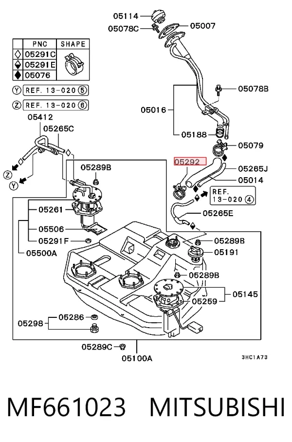  MF661023 Mitsubishi