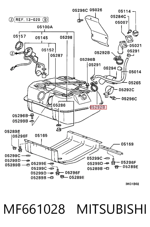  MF661028 Mitsubishi