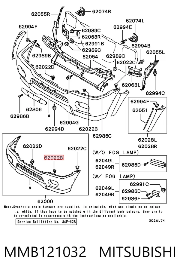  MMB121032 Mitsubishi