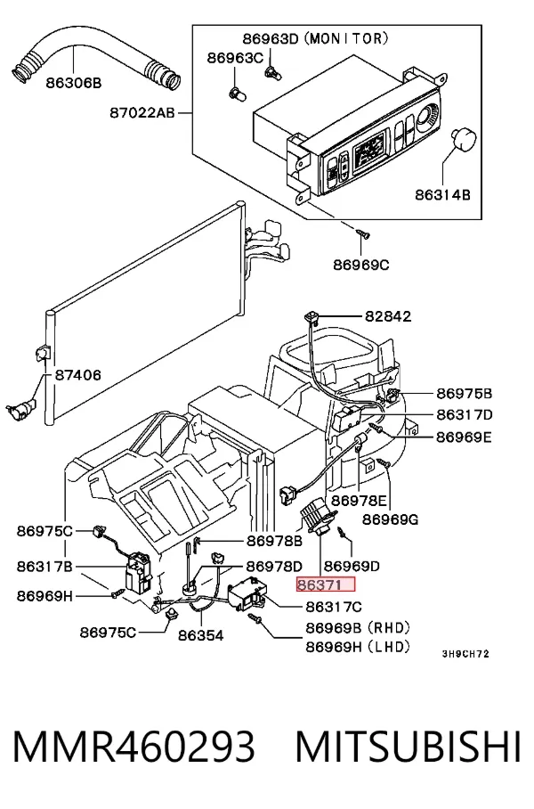  MMR460293 Mitsubishi
