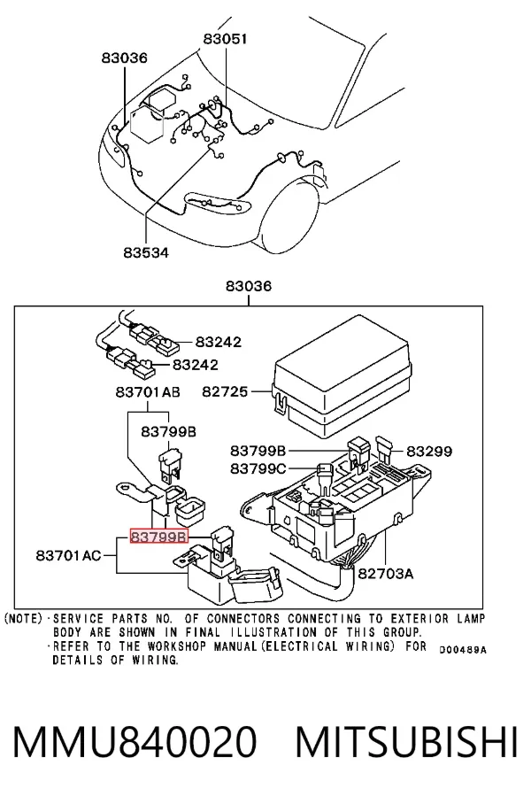 Fusibles MMU840020 Mitsubishi