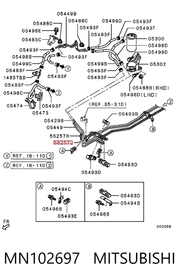  MN102697 Mitsubishi