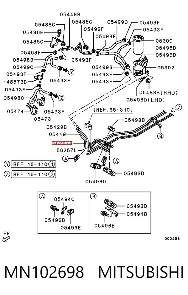  MN102698 Mitsubishi
