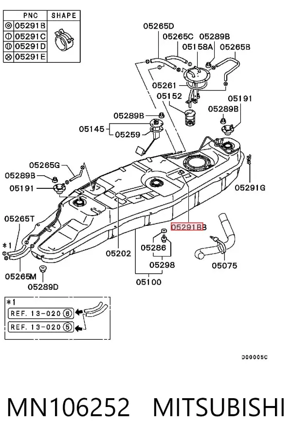  MN106252 Mitsubishi