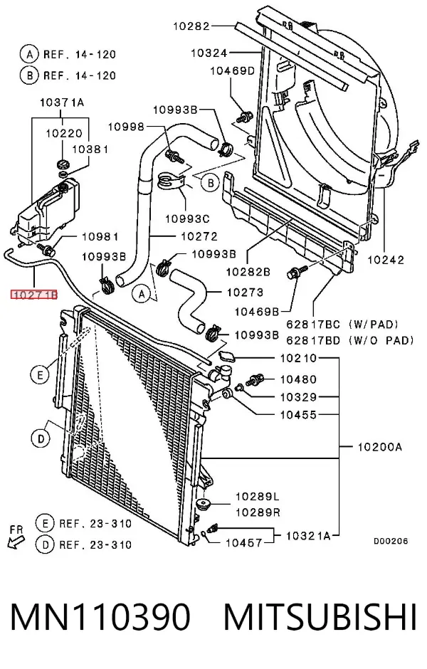  MN110390 Mitsubishi