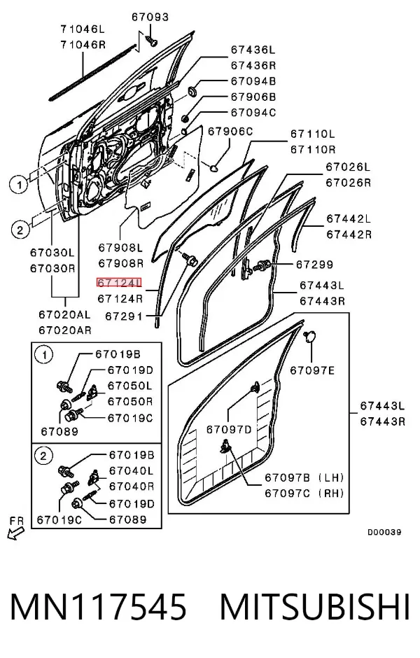  MN117545 Mitsubishi
