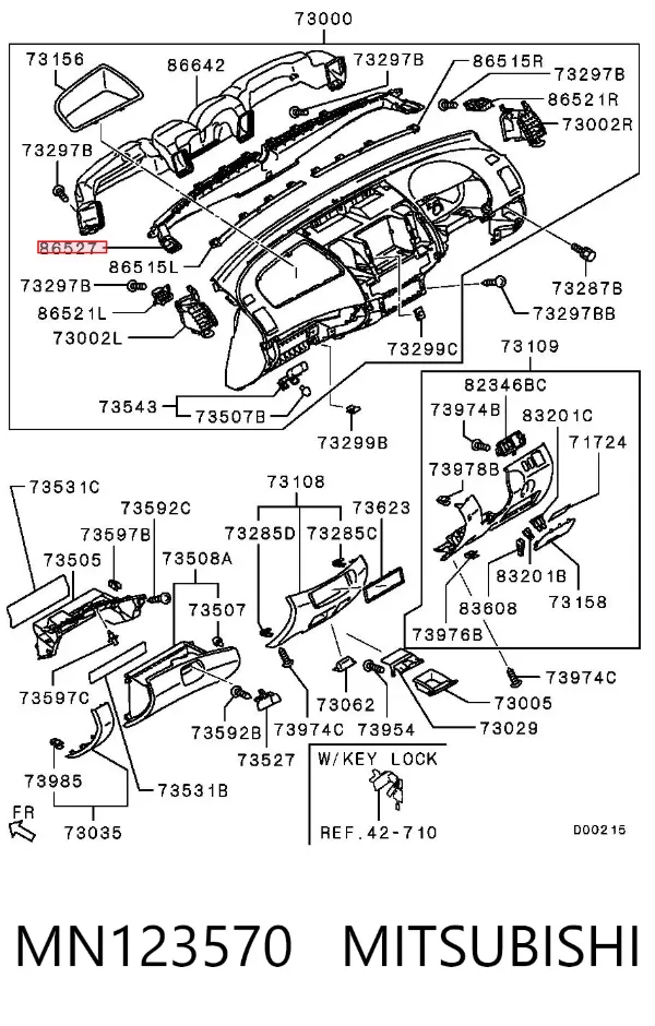  MN123570 Mitsubishi