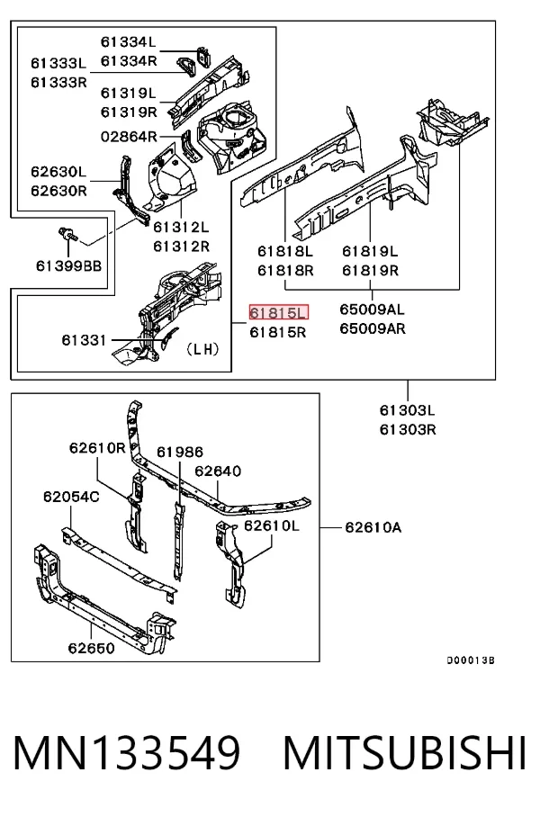  MN133549 Mitsubishi