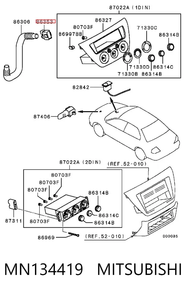  MN134419 Mitsubishi