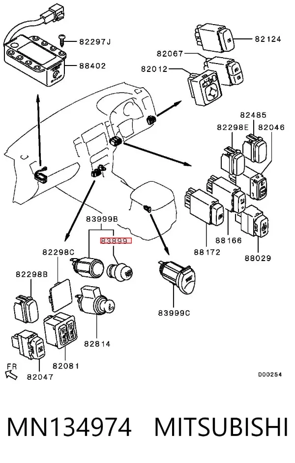 MN134974 Mitsubishi