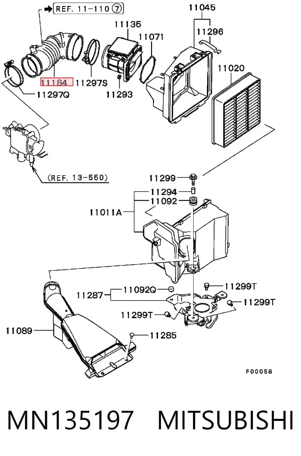  MN135197 Mitsubishi