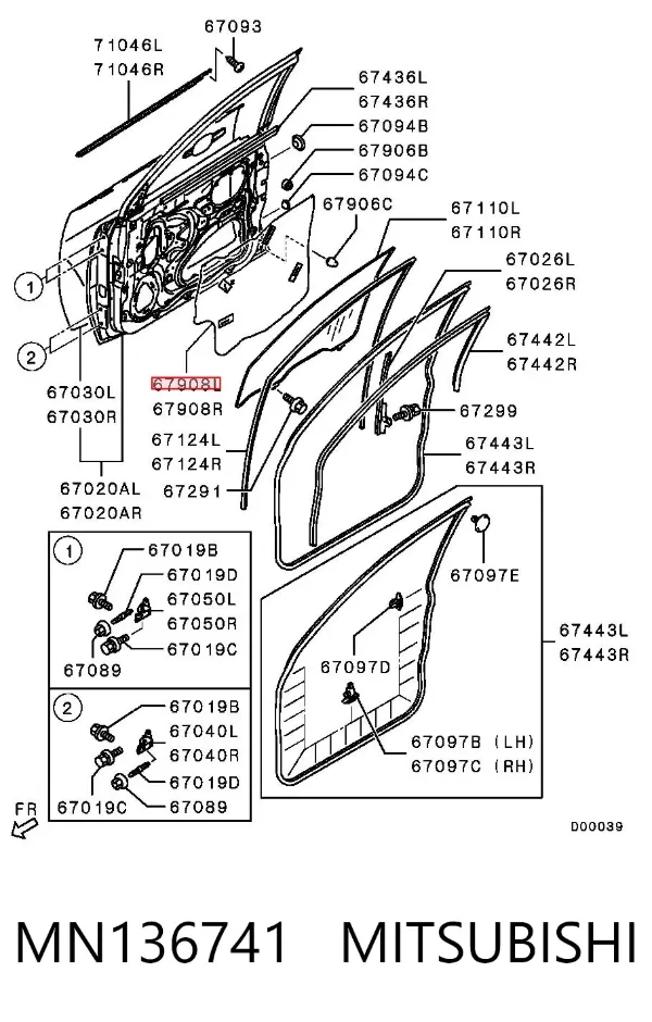  MN136741 Mitsubishi
