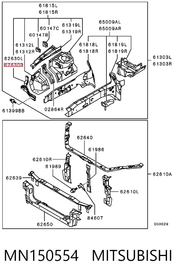  MN150554 Mitsubishi