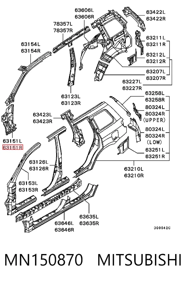  MN150870 Mitsubishi