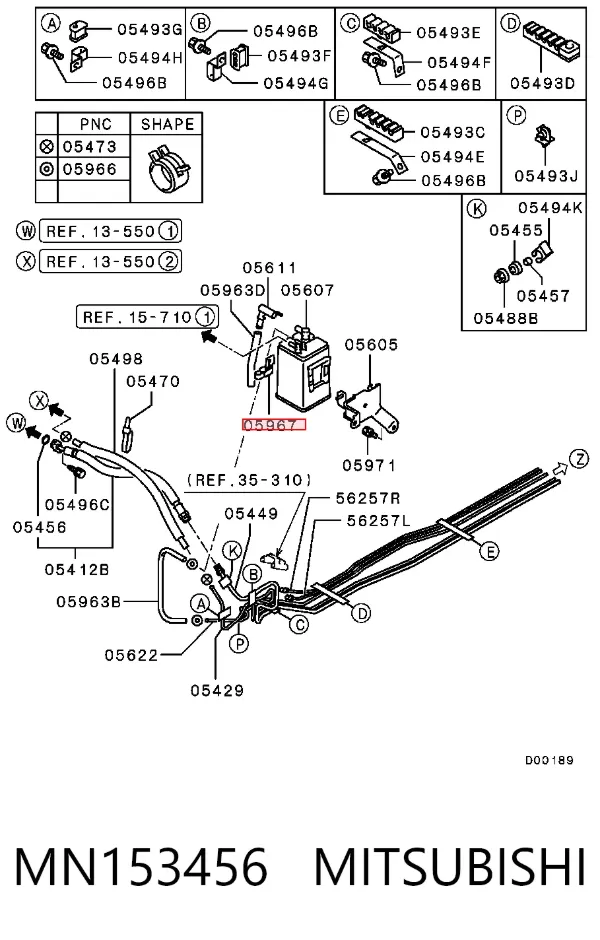  MN153456 Mitsubishi