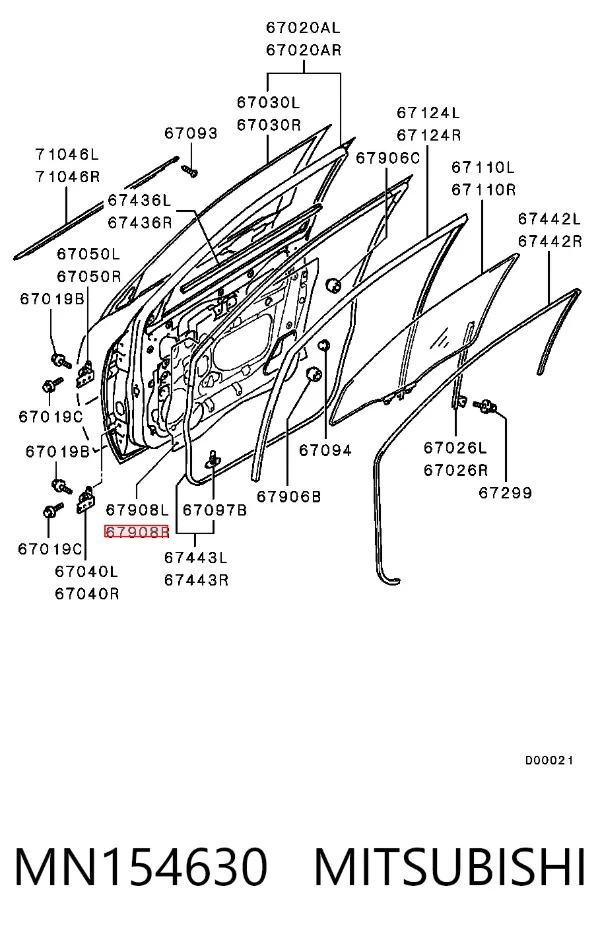  MN154630 Mitsubishi