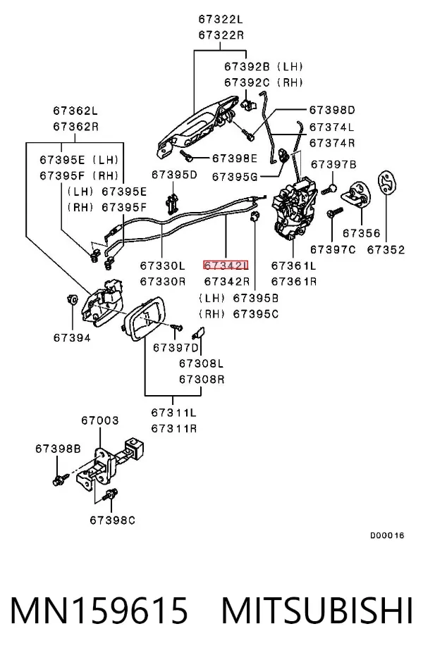  MN159615 Mitsubishi