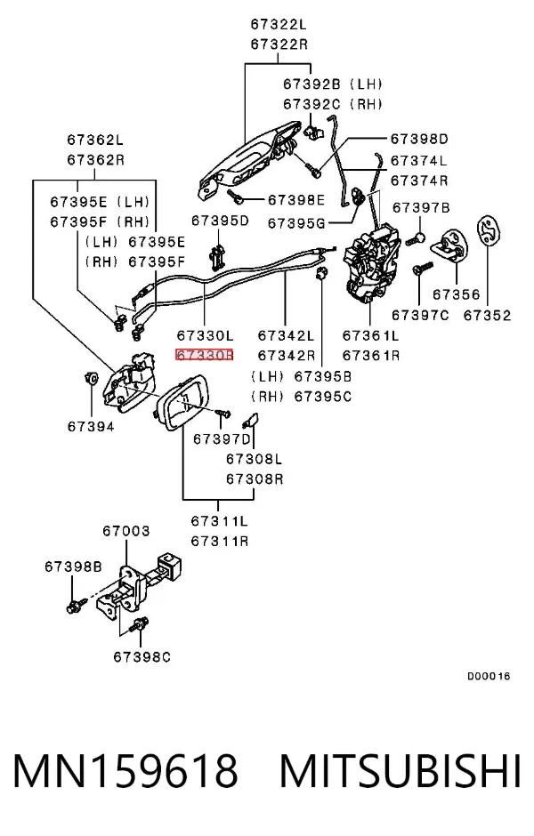 MN159618 Mitsubishi